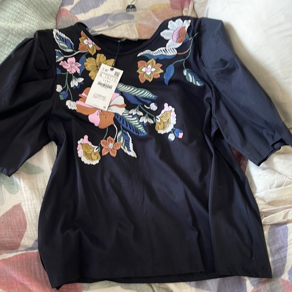 Zara Flower top